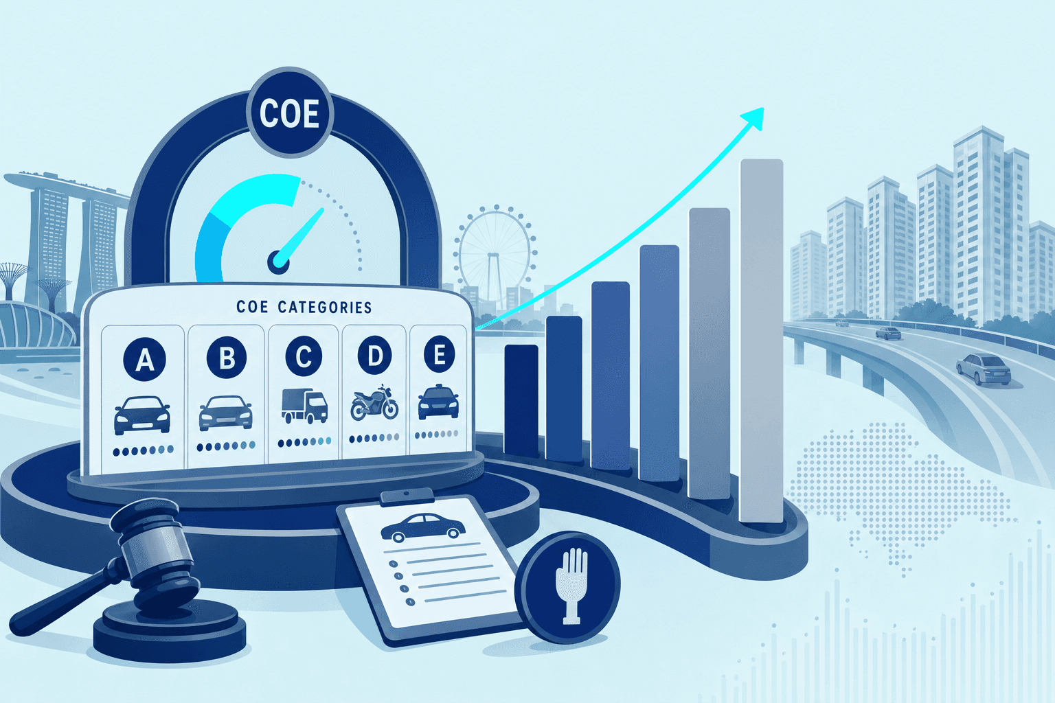 COE Premiums Diverge in February 2026 Results