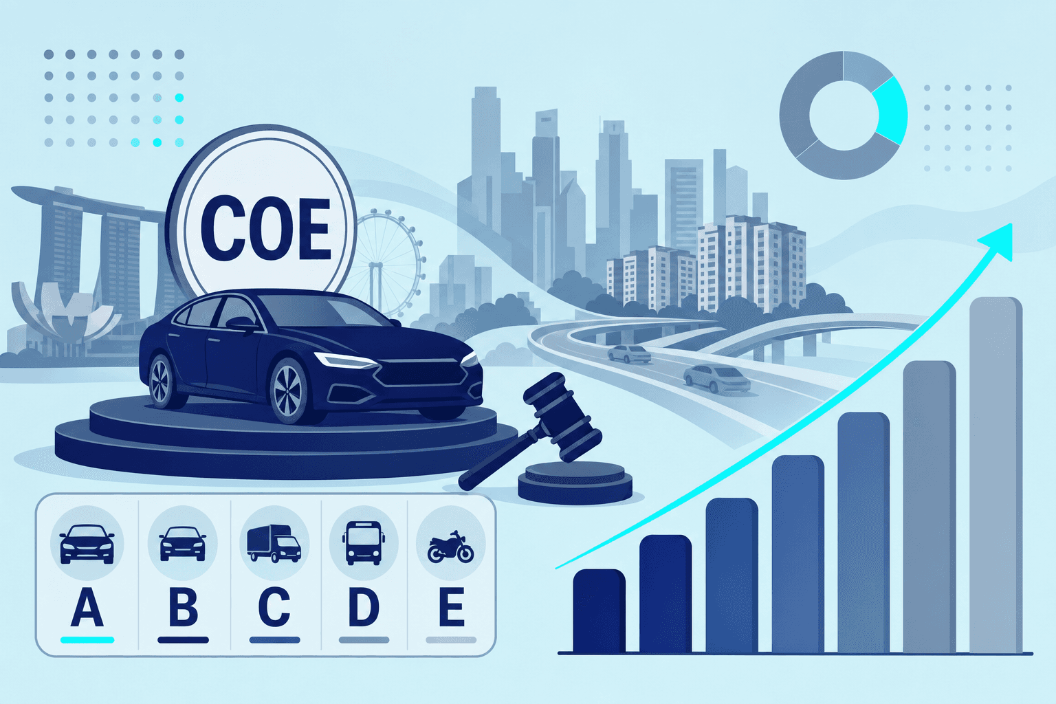 Singapore COE Premiums Climb in January 2026 Bidding Rounds